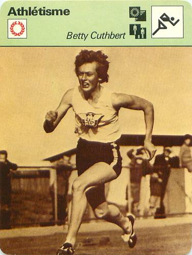 1977-79 Sportscaster Series 58 #58-20 Betty Cuthbert Front