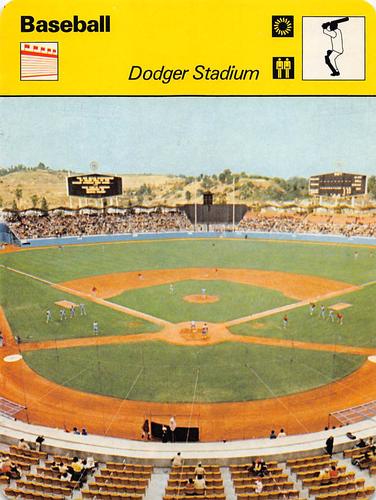 1977-79 Sportscaster Series 58 #58-23 Dodger Stadium Front