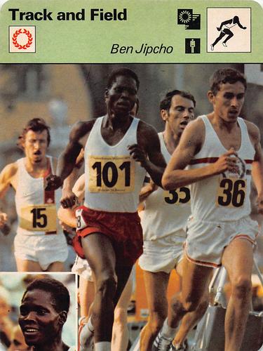 1977-79 Sportscaster Series 60 #60-05 Ben Jipcho Front