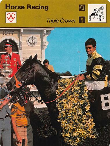 1977-79 Sportscaster Series 60 #60-20 Triple Crown Front