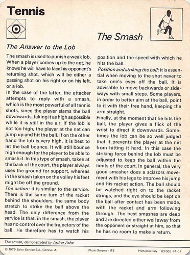 1977-79 Sportscaster Series 61 #61-01 The Smash Back