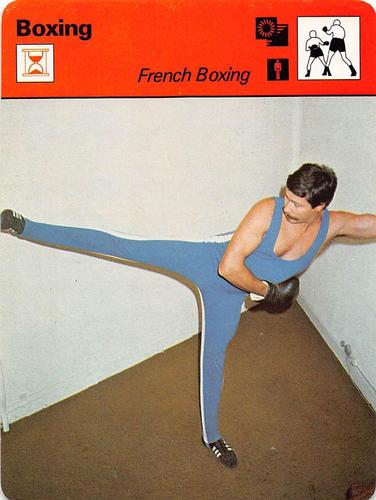 1977-79 Sportscaster Series 61 #61-24 French Boxing Front