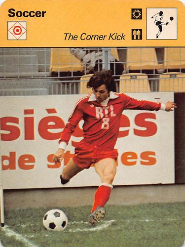 1977-79 Sportscaster Series 63 #63-08 The Corner Kick Front
