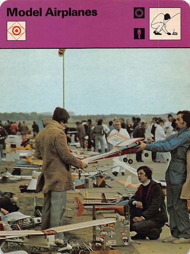 1977-79 Sportscaster Series 63 #63-17 Flying Model Aeroplanes Safely Front