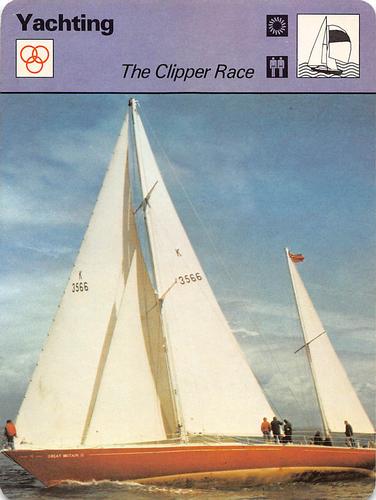 1977-79 Sportscaster Series 63 #63-23 The Clipper Race Front