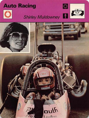 1977-79 Sportscaster Series 63 #63-12 Shirley Muldowney Front