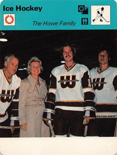 1977-79 Sportscaster Series 63 #63-09 The Howe Family Front