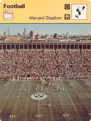 1977-79 Sportscaster Series 64 #64-11 Harvard Stadium Front