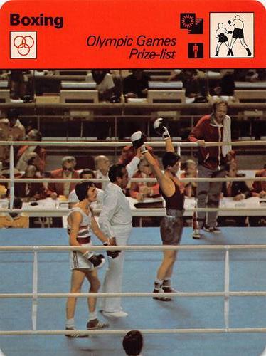 1977-79 Sportscaster Series 64 #64-23 Olympic Games Prize-list Front
