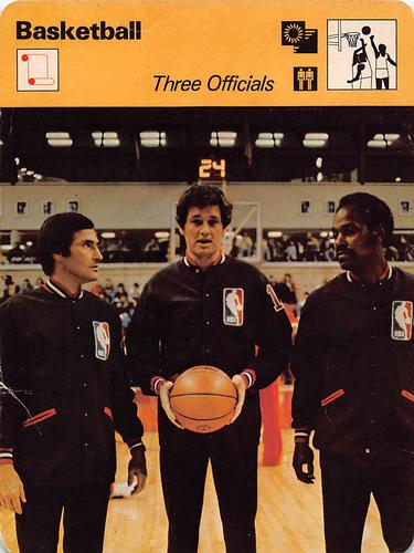 1977-79 Sportscaster Series 64 #64-24 Three Officials Front