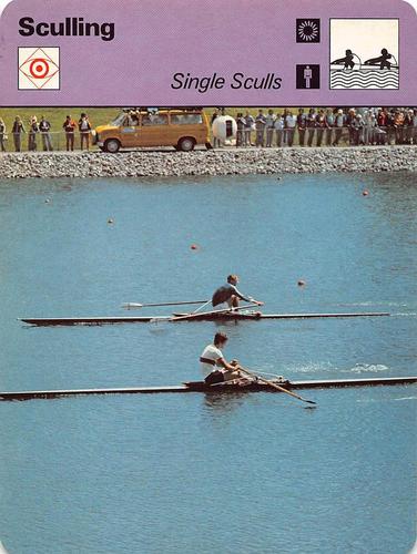 1977-79 Sportscaster Series 64 #64-06 Single Sculls Front