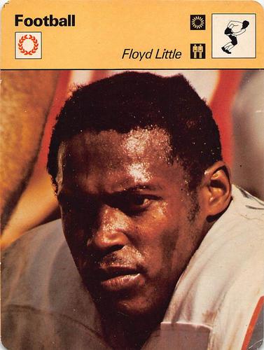 1977-79 Sportscaster Series 64 #64-19 Floyd Little Front