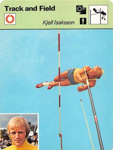 1977-79 Sportscaster Series 64 #64-21 Kjell Isaksson Front