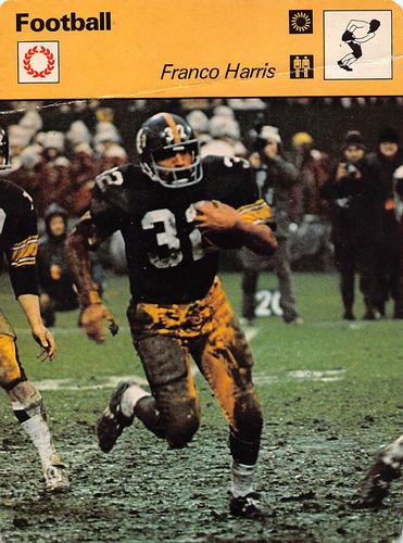 1977-79 Sportscaster Series 65 #65-24 Franco Harris Front