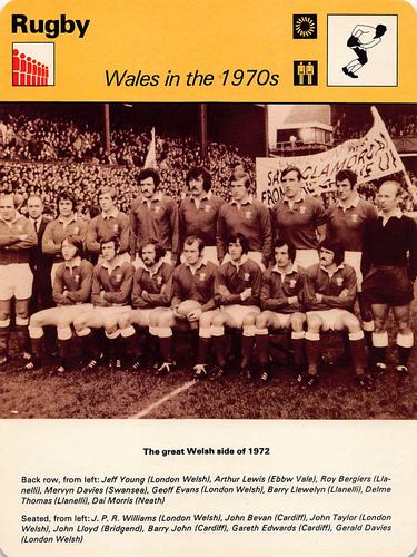 1977-79 Sportscaster Series 65 #65-08 Wales in the 1970s Front