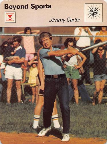 1977-79 Sportscaster Series 66 #66-01 Jimmy Carter Front