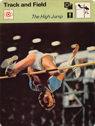1977-79 Sportscaster Series 66 #66-04 The High Jump Front