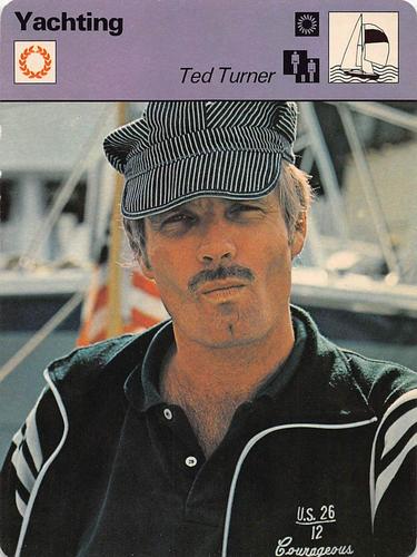 1977-79 Sportscaster Series 66 #66-20 Ted Turner Front