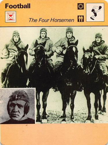 1977-79 Sportscaster Series 66 #66-07 The Four Horsemen Front