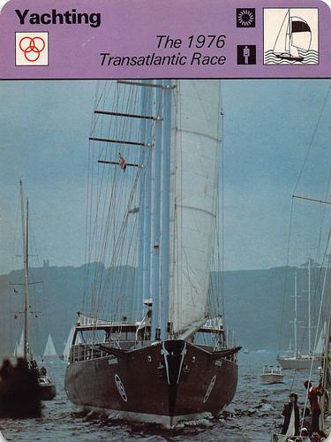 1977-79 Sportscaster Series 67 #67-07 The 1976 Transatlantic Race Front