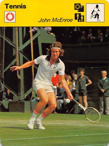 1977-79 Sportscaster Series 67 #67-23 John McEnroe Front