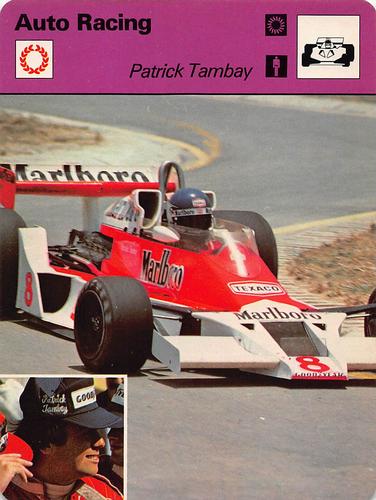 1977-79 Sportscaster Series 68 #68-17 Patrick Tambay Front