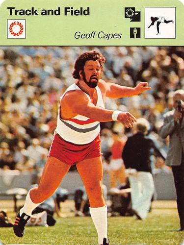 1977-79 Sportscaster Series 68 #68-05 Geoff Capes Front