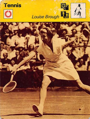 1977-79 Sportscaster Series 68 #68-09 Louise Brough Front