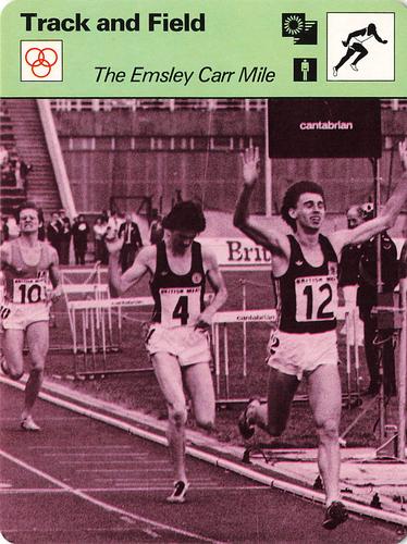 1977-79 Sportscaster Series 69 #69-16 The Emsley Carr Mile Front