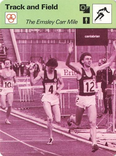 1977-79 Sportscaster Series 69 #69-16 The Emsley Carr Mile Front