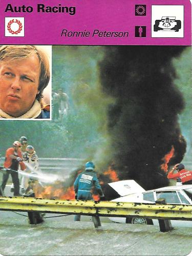 1977-79 Sportscaster Series 69 #69-10 Ronnie Peterson Front