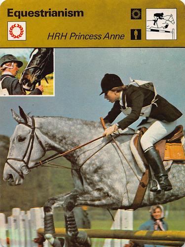 1977-79 Sportscaster Series 70 #70-12 HRH Princess Anne Front