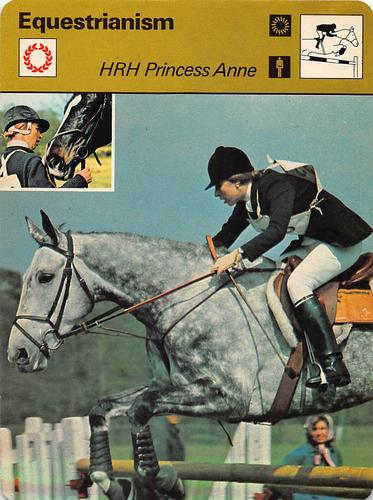 1977-79 Sportscaster Series 70 #70-12 HRH Princess Anne Front