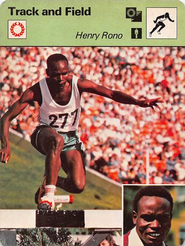 1977-79 Sportscaster Series 70 #70-16 Henry Rono Front