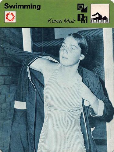 1977-79 Sportscaster Series 71 #71-16 Karen Muir Front