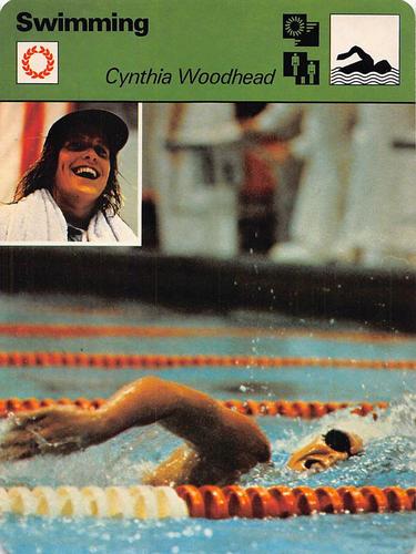 1977-79 Sportscaster Series 72 #72-01 Cynthia Woodhead Front