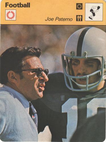 1977-79 Sportscaster Series 72 #72-17 Joe Paterno Front