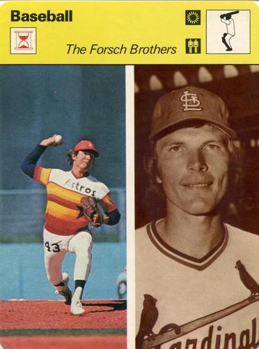 1977-79 Sportscaster Series 74 #74-23 The Forsch Brothers Front