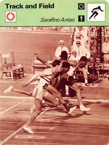 1977-79 Sportscaster Series 75 #75-12 Serafino Antao Front