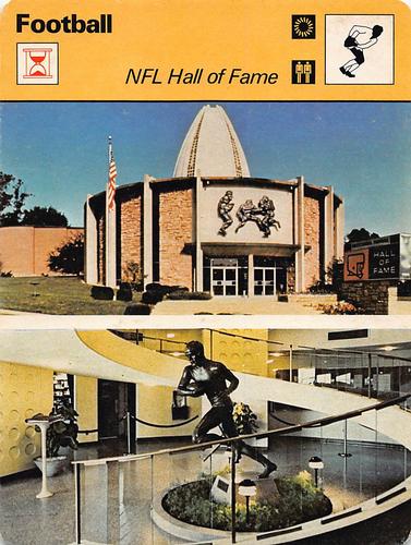 1977-79 Sportscaster Series 76 #76-05 NFL Hall of Fame Front