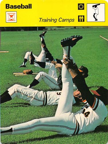 1977-79 Sportscaster Series 76 #76-19 Training Camps Front