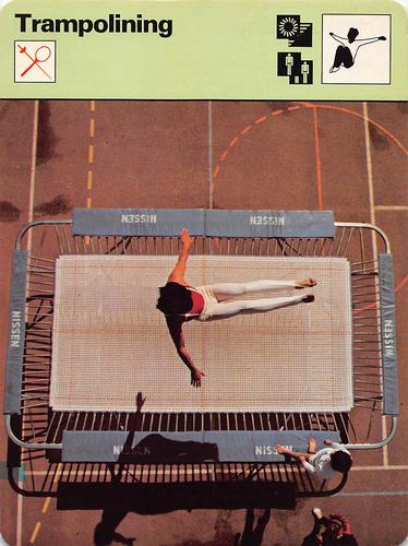 1977-79 Sportscaster Series 78 #78-11 Trampolining Front