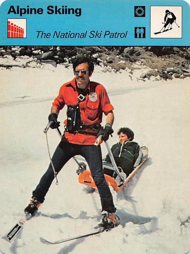 1977-79 Sportscaster Series 78 #78-19 The National Ski Patrol Front