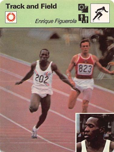 1977-79 Sportscaster Series 78 #78-10 Enrique Figuerola Front