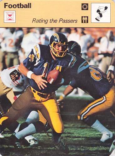 1977-79 Sportscaster Series 78 #78-20 Dan Fouts Front