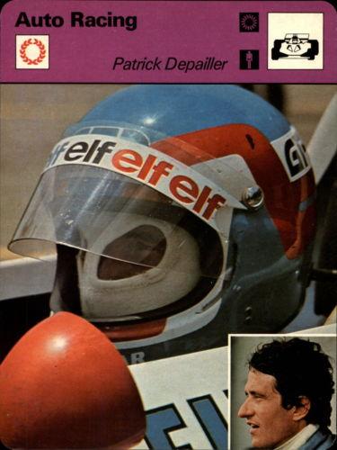 1977-79 Sportscaster Series 79 #79-01 Patrick Depailler Front