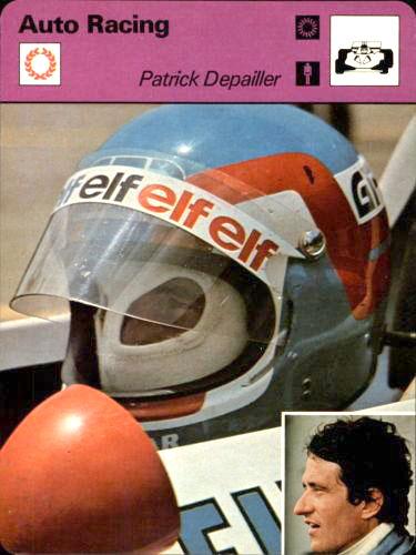 1977-79 Sportscaster Series 79 #79-01 Patrick Depailler Front