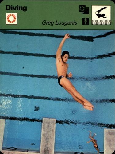 1977-79 Sportscaster Series 79 #79-23 Greg Louganis Front