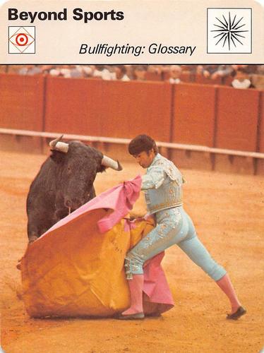 1977-79 Sportscaster Series 79 #79-04 Bullfighting Front
