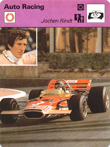 1977-79 Sportscaster Series 79 #79-06 Jochen Rindt Front